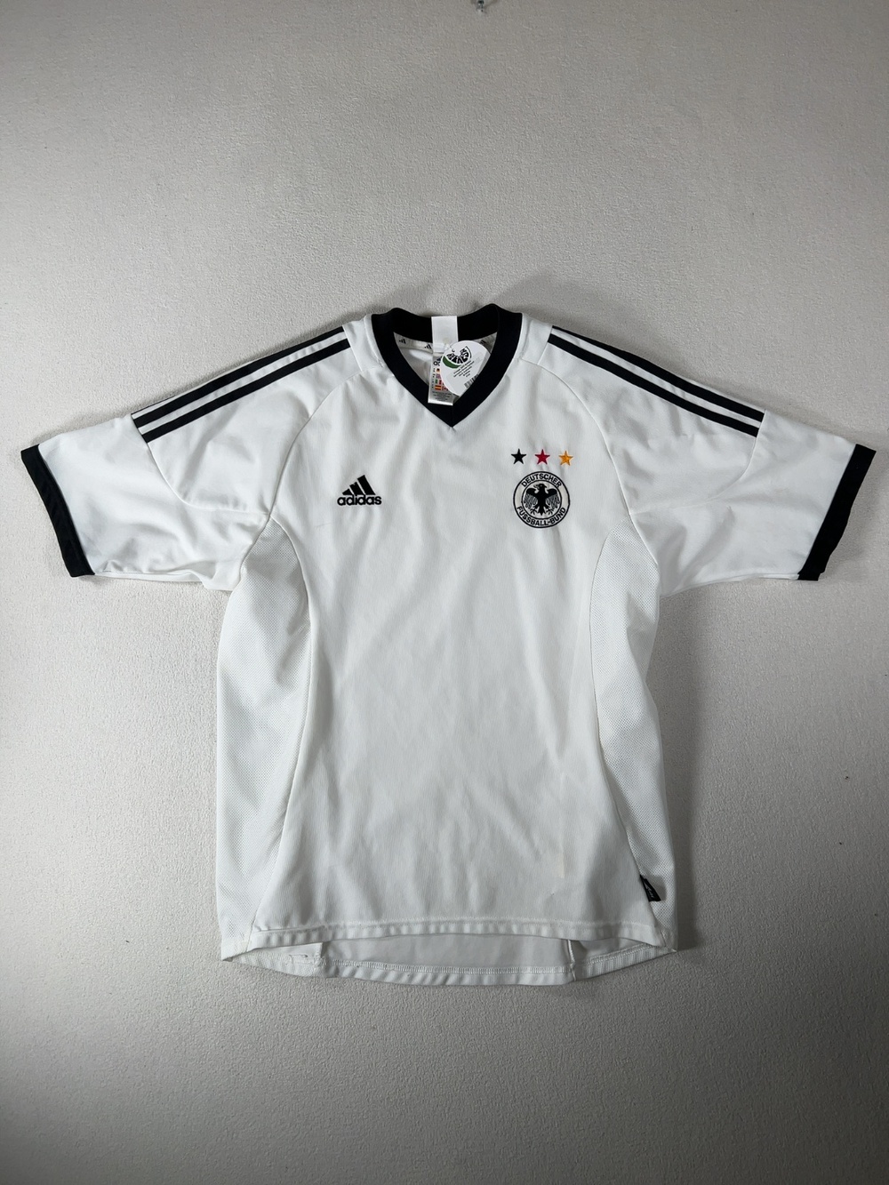 Vintage 2002 Adidas Germany Home Football Shirt Soccer Jersey M Authetic